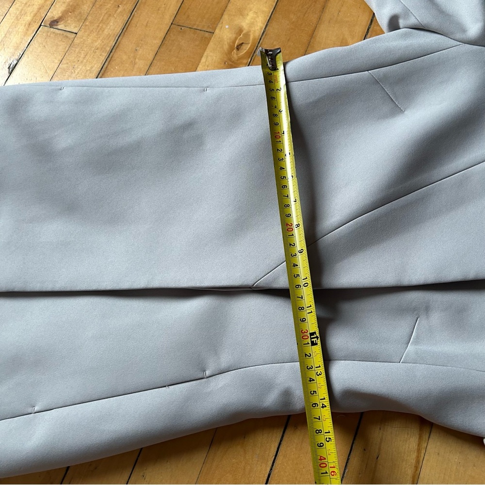 Reiss Sz 4 Clarence Light Grey Structured Classic Tailored Blazer Coat - Picture 11 of 15